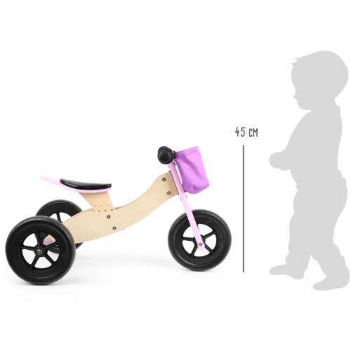 small foot Laufrad-Trike Maxi 2 in 1 Rosa