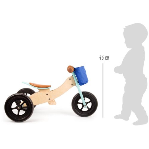 small foot Laufrad-Trike Maxi 2 in 1 Türkis