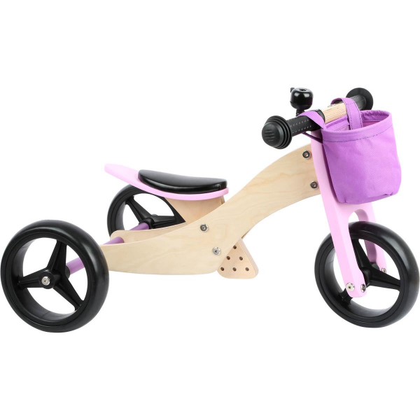 small foot Laufrad-Trike 2 in 1 Rosa