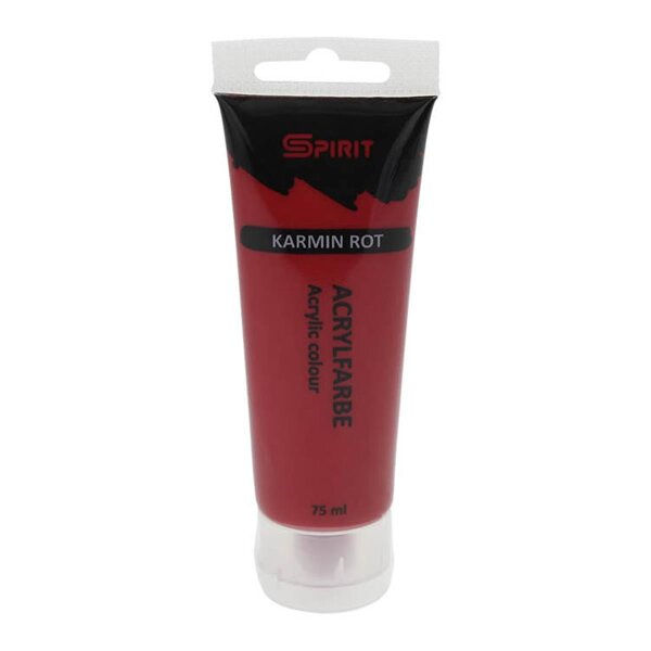 SPIRIT Acrylfarbe 75 ml, Karminrot