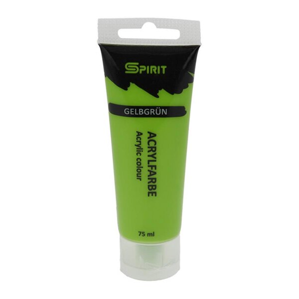 SPIRIT Acrylfarbe 75 ml, Gelbgrün