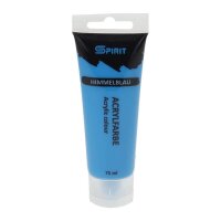 SPIRIT Acrylfarbe 75 ml, Himmelblau