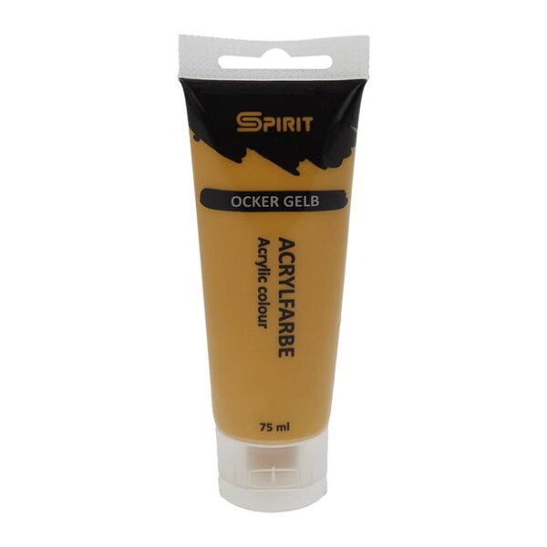 SPIRIT Acrylfarbe 75 ml, Ockergelb