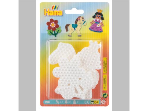 Hama Midi kleine Stiftplatten Set Blister - Pony, Prinzessin und Blume