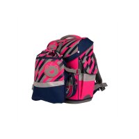 school-mood 7-tlg. Schulranzen-Set Timeless Air+ Yuna (Neon Pink)