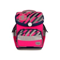 school-mood 7-tlg. Schulranzen-Set Timeless Air+ Yuna (Neon Pink)