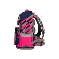 school-mood 7-tlg. Schulranzen-Set Timeless Air+ Yuna (Neon Pink)