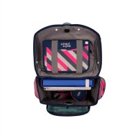 school-mood 7-tlg. Schulranzen-Set Timeless Air+ Yuna (Neon Pink)