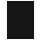 STYLEX Fotokartonblock schwarz 22x33 cm 10 Blatt