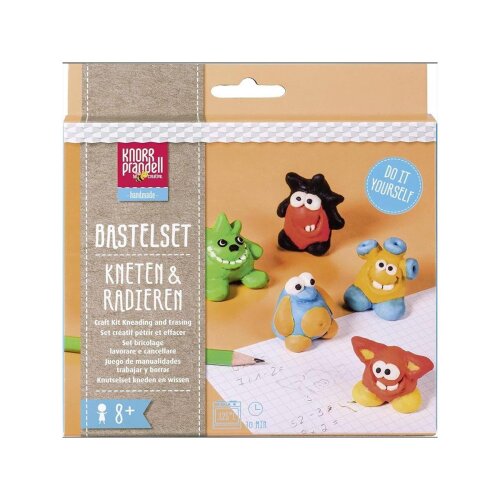 Knorr Prandell Kneten & Radieren Modelliermasse Bastel-Set Monsterland