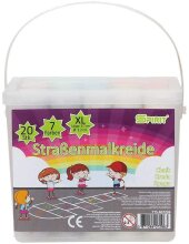 Spirit Straßenmalkreide 20 Stangen im Eimer