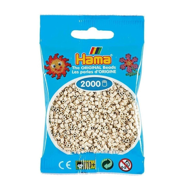Hama 2000 Mini Bügelperlen - Ø 2,5 mm (ab 10 Jahren)  - Kitt