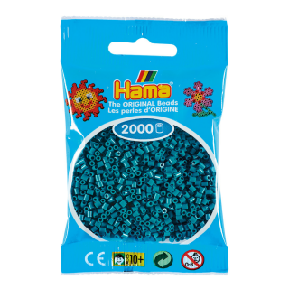 Hama 2000 Mini Bügelperlen - Ø 2,5 mm (ab 10 Jahren)  - Petrol