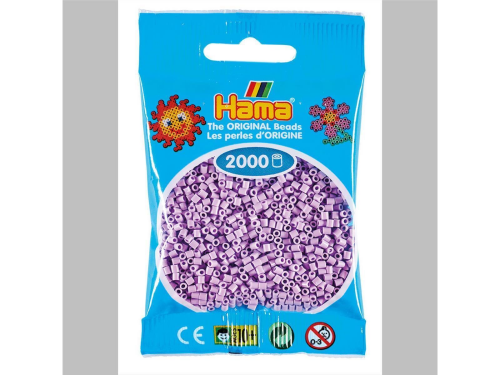 Hama 2000 Mini Bügelperlen - Ø 2,5 mm (ab 10 Jahren)  - Pastell Flieder