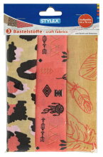 Stylex Bastelstoff 3-teilig BOHO