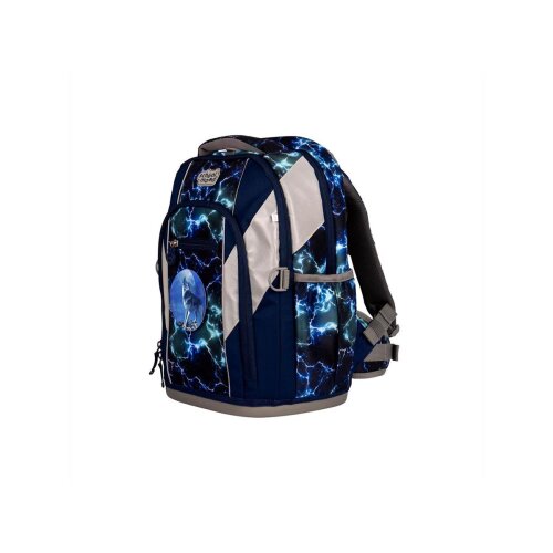 school-mood 7-tlg. Schulrucksack Set Loop Air+ FELIX (Wolf)