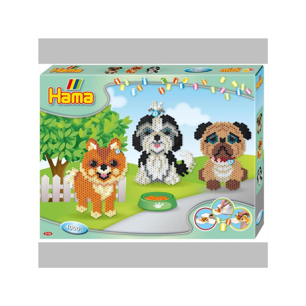 Hama Midi Bügelperlen Set Hundefreunde