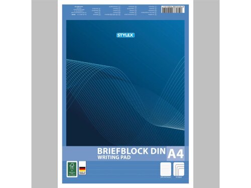 Stylex Briefblock A4 liniert 50 Blatt