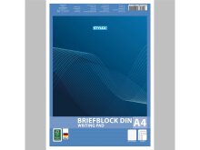 Stylex Briefblock A4 liniert 50 Blatt