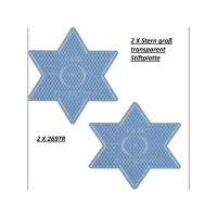 2 x Hama Stiftplatte für Midi Bügelperlen,...