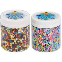 2x Hama 3000 Midi Bügelperlen Dose Bundle 00-50 Mix