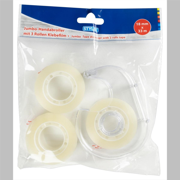Stylex Klebefilm Handabroller transparent