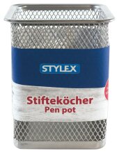 Stylex Stifteköcher / Butler Metallkorb