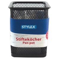 Stylex Stifteköcher / Butler Metallkorb