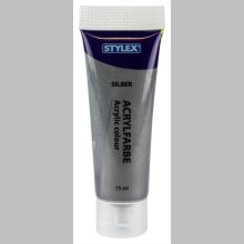 Stylex Acrylfarbe metallic 6 Tuben à 75ml