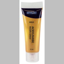 Stylex Acrylfarbe metallic 6 Tuben à 75ml