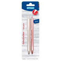 Stylex Gelschreiber Metallic - 2 Stück