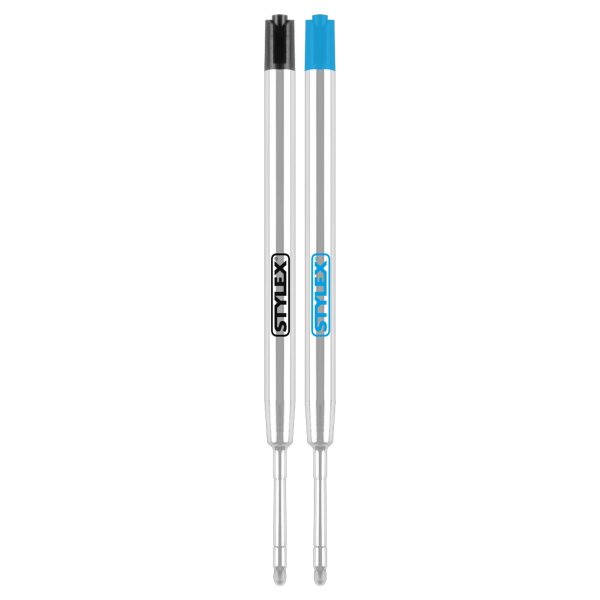 Stylex Großraumminen - 2 Stück - Blau/Schwarz