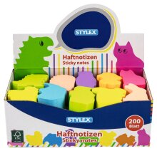 Stylex Mini-Haftnotizen Tiere - 200 Blatt