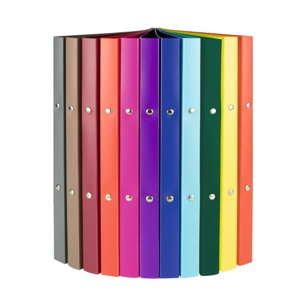 Stylex Ringbuch PP DIN A4 farbig sortiert