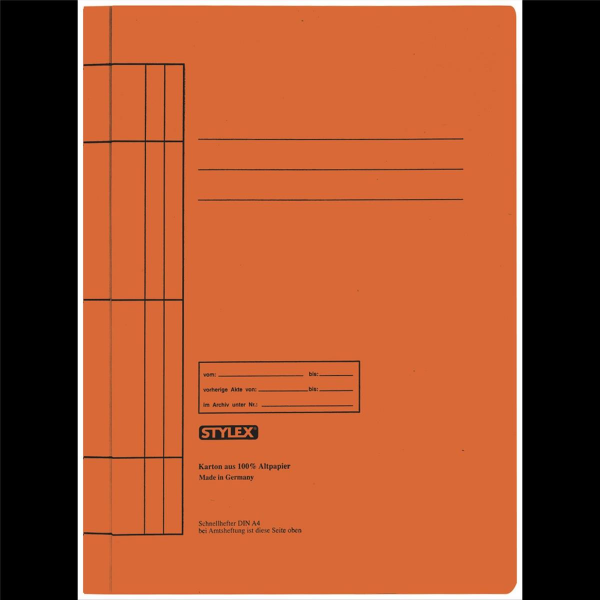Stylex Schnellhefter Manila DIN A4 orange