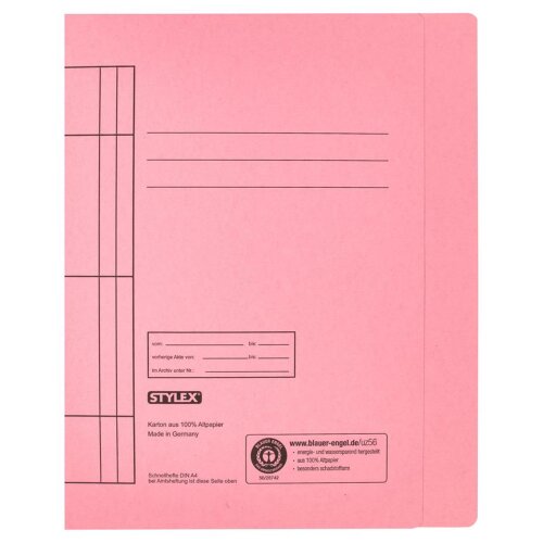 Stylex Schnellhefter Colorkarton DIN A4 rosa