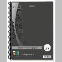 Stylex Collegeblock Premium A4 liniert 27