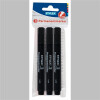 Stylex Permanentmarker schwarz 3 St&uuml;ck