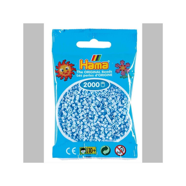 Hama 2000 Mini Bügelperlen 97 - Pastel Eisblau