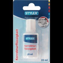 2 X Korrekturflüssigkeit 20 ml *STYLEX*