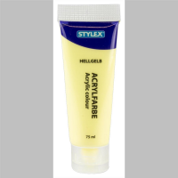 Stylex Acrylfarbe 75 ml Pastell-Hellgelb