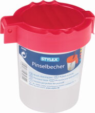 2 X Stylex Pinselbecher Set Blau und Rot