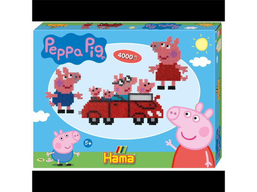 Hama 4.000 Midi Bügelperlen Set - Peppa Wutz