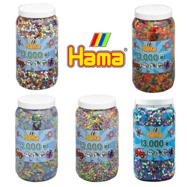 Hama 13000 Midi Bügelperlen Dosen - Auswahl