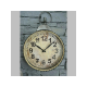 Livitat Wanduhr Vintage Retro Metall Schwarz Shabby