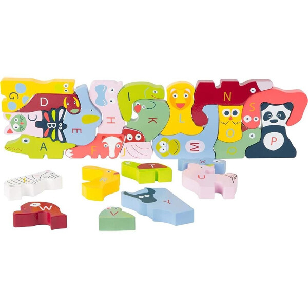 Small Foot ABC-Puzzle Holz aus Tiermotiven