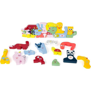 Small Foot ABC-Puzzle Holz aus Tiermotiven