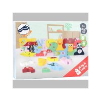 Small Foot ABC-Puzzle Holz aus Tiermotiven