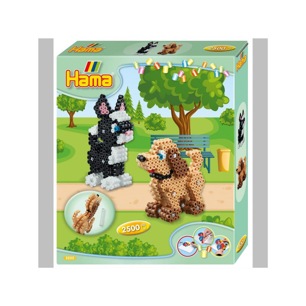 Hama gift box - 3D Dog & Cat