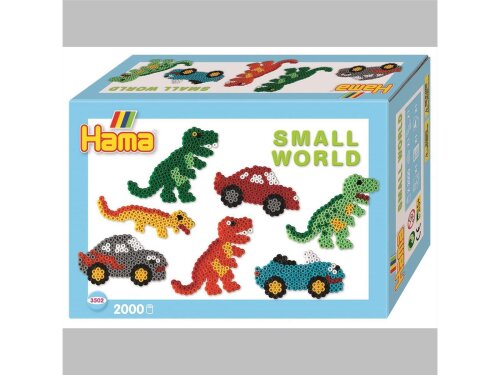 Hama 2.000 Midi Geschenkbox - Dino und Auto